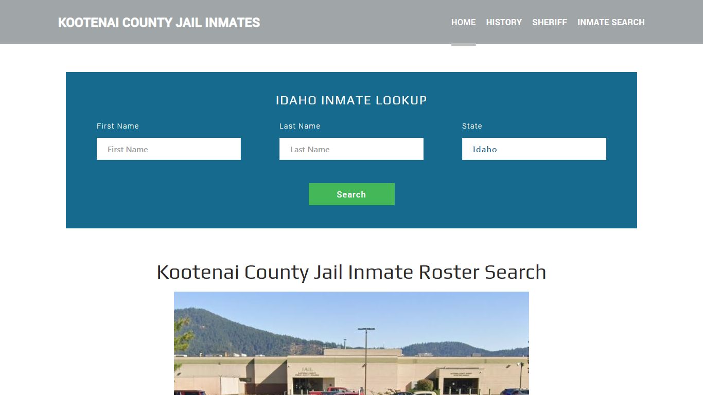 Kootenai County Jail Inmate Roster Lookup, Coeur d'Alene, ID