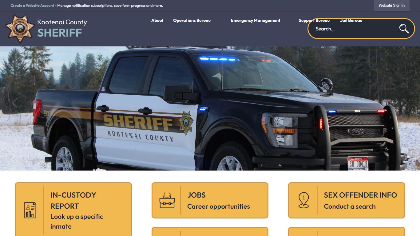 Kootenai County Sheriff, ID | Official Website